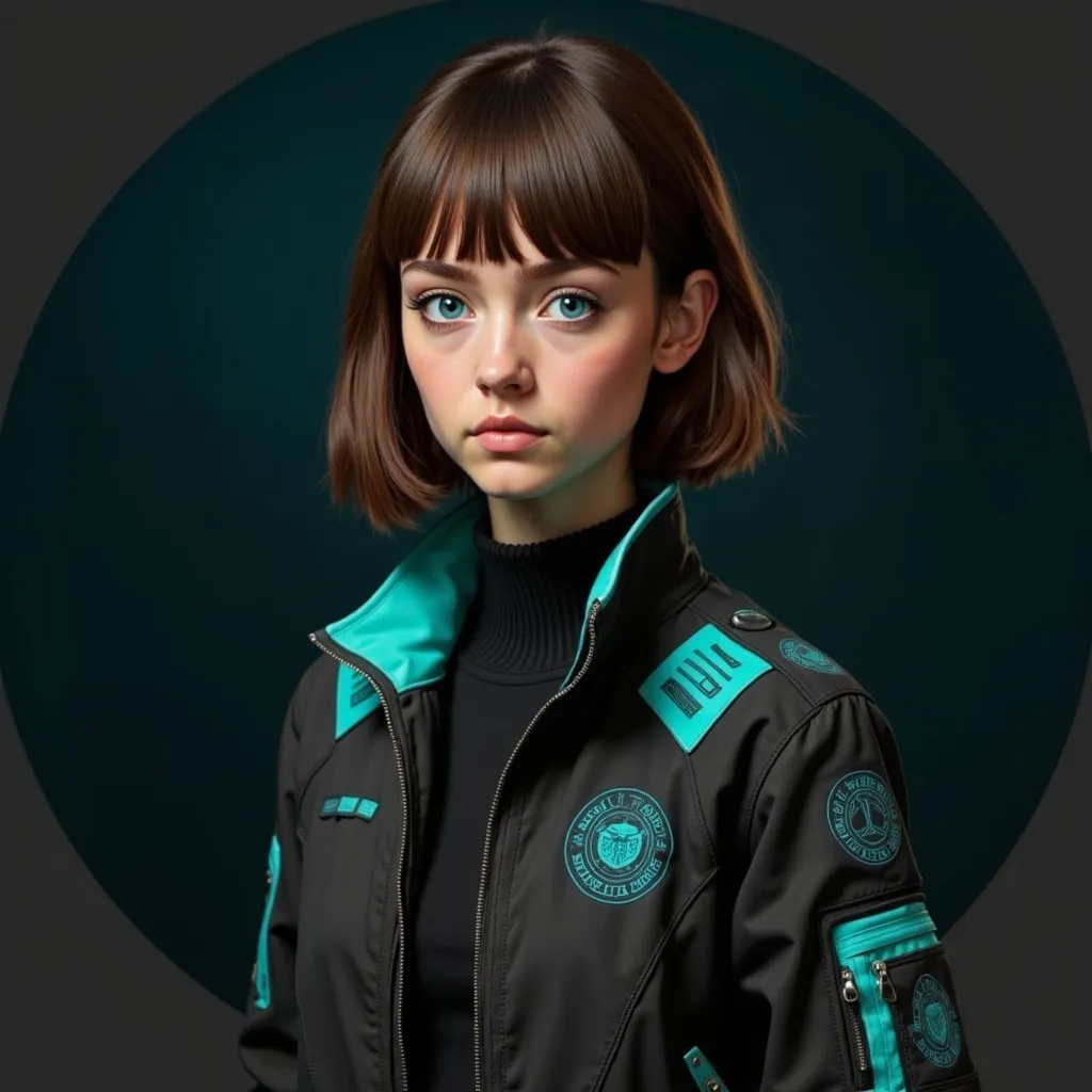 Vekka — House Nocta, brooding tech-hacker